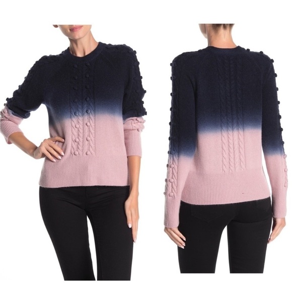 NWOT NAADAM Zayaa Cable Knit Wool & Cashmere Sweater - Picture 1 of 8